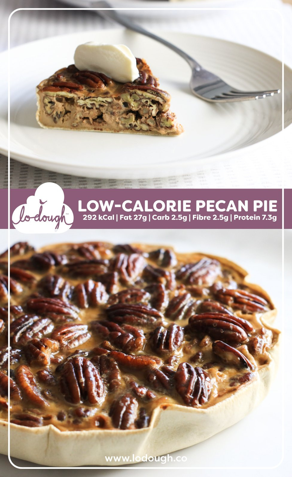 Low Calorie Pecan Pie
 Low Calorie Pecan Pie
