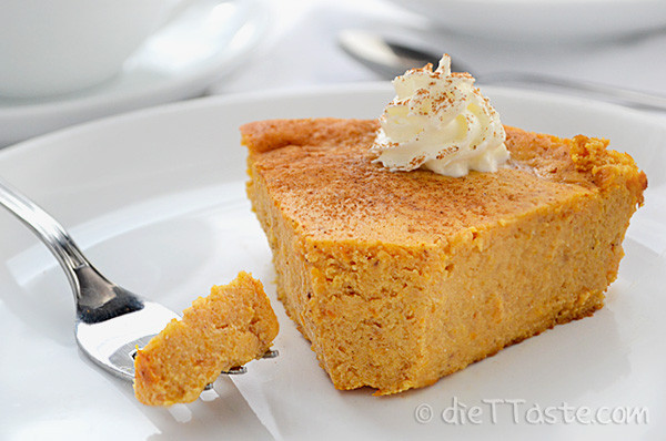 Low Calorie Pumpkin Dessert Recipes
 Crustless Pumpkin Pie