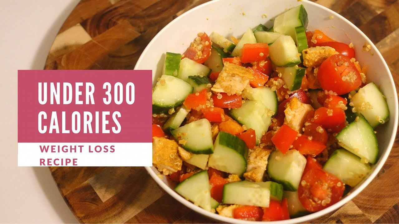 Low Calorie Quinoa Salad
 Under 300 Calorie Weight Loss Recipe Low Calorie meal