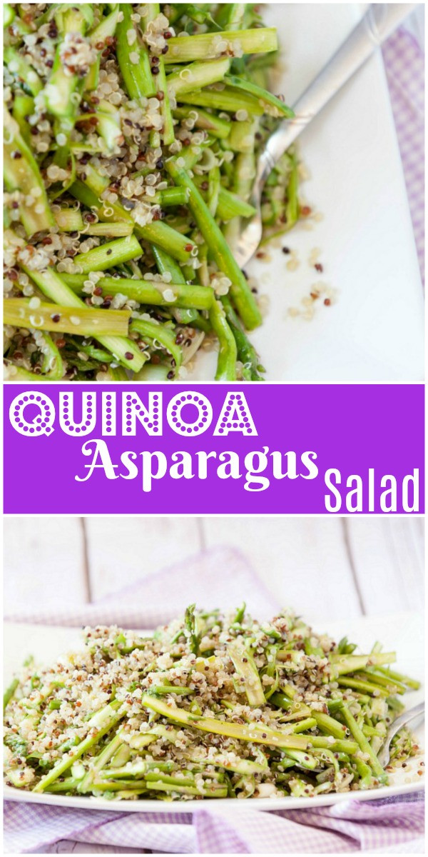 Low Calorie Quinoa Salad
 Quinoa Salad with Asparagus and Sesame Dressing Food