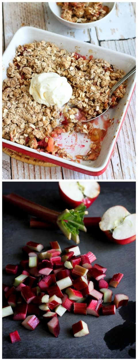 Low Calorie Rhubarb Recipes
 Rhubarb & Apple Crisp Recipe Low Sugar Recipe