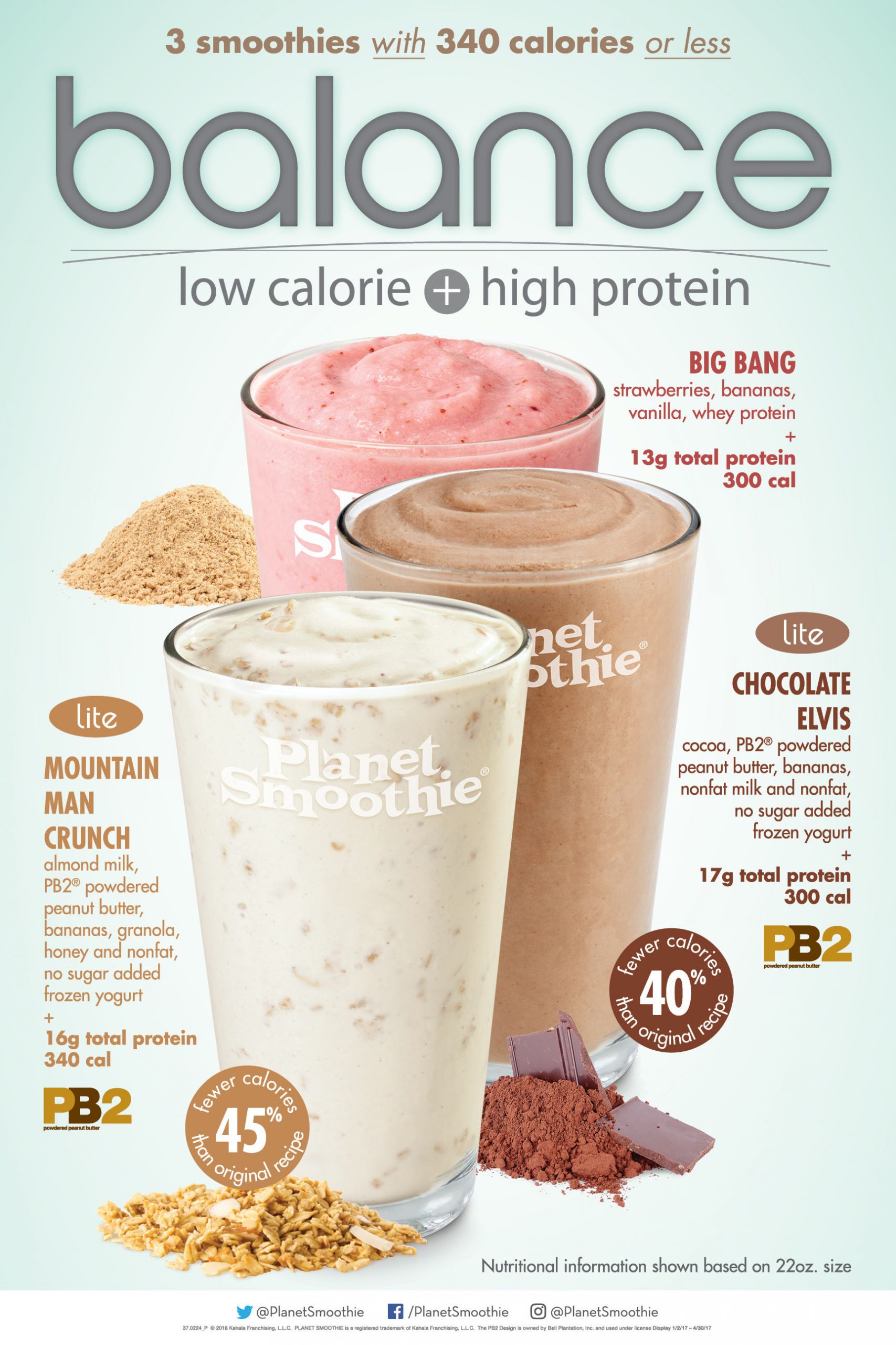 Low Calorie Smoothie Recipes
 Planet Smoothie Features Three Low Calorie High Protein