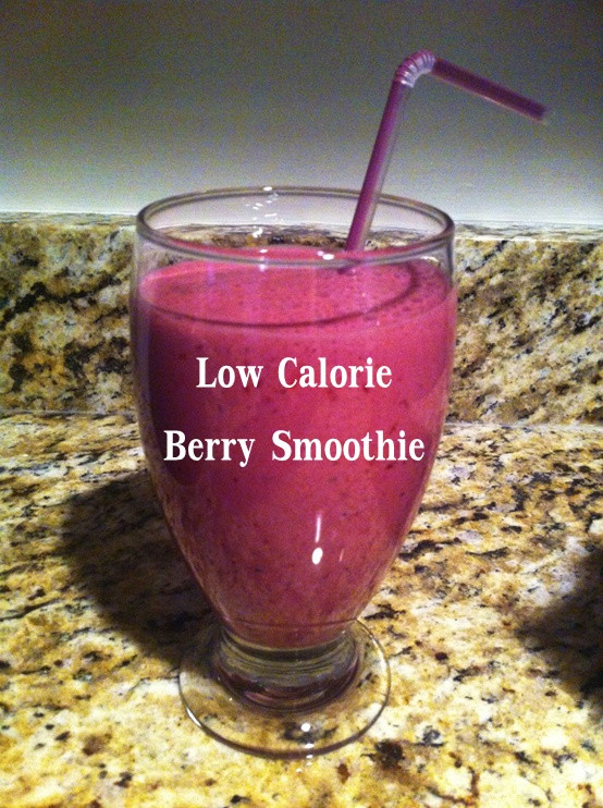 Low Calorie Smoothies
 Low calorie berry smoothie