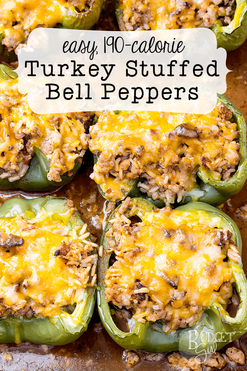 Low Calorie Stuffed Bell Peppers
 Easy 190 Calorie Turkey Stuffed Peppers