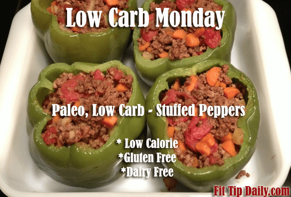 Low Calorie Stuffed Bell Peppers
 Paleo Low Carb Recipe Monday Get Rid if the Weekend