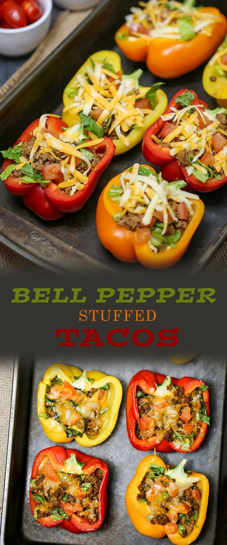 Low Calorie Stuffed Bell Peppers
 Bell Pepper Stuffed Tacos Recipe Yummy Recipes