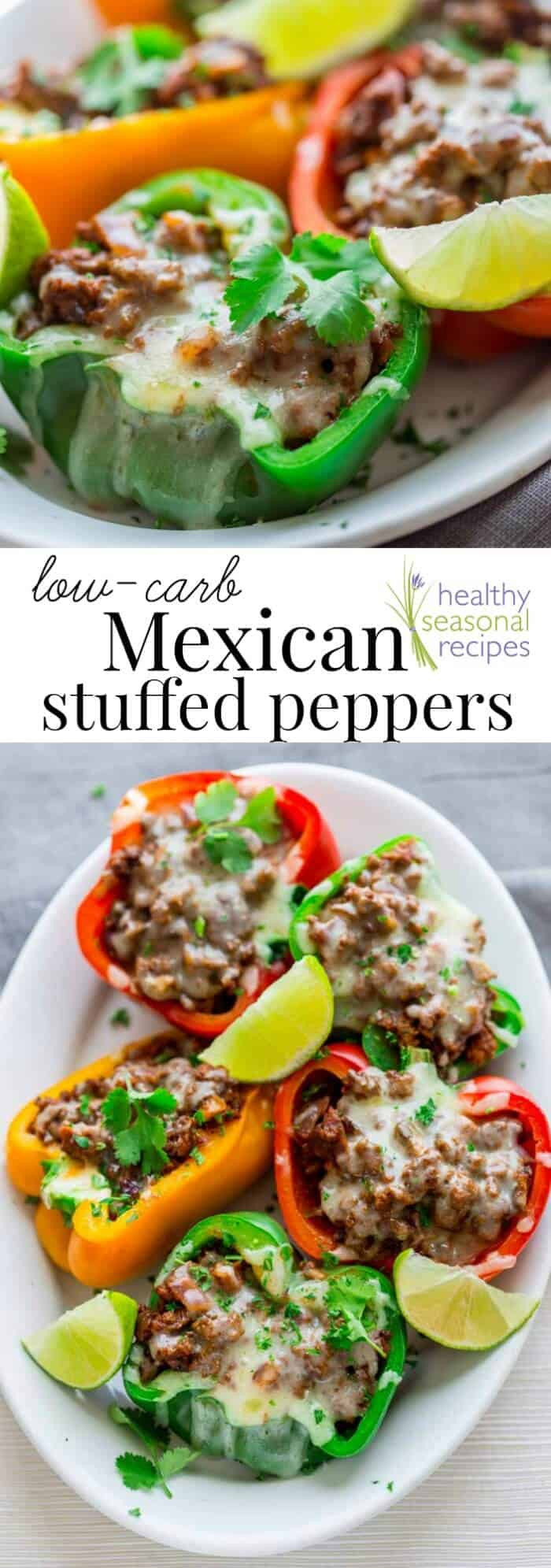 Low Calorie Stuffed Bell Peppers
 low carb mexican stuffed peppers Healthy Seasonal Recipes