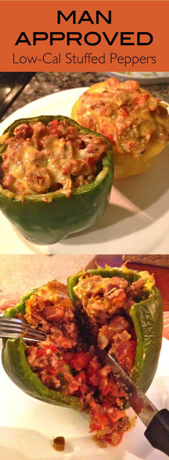 Low Calorie Stuffed Bell Peppers
 Mexican Stuffed Peppers This light BUT man approved meal