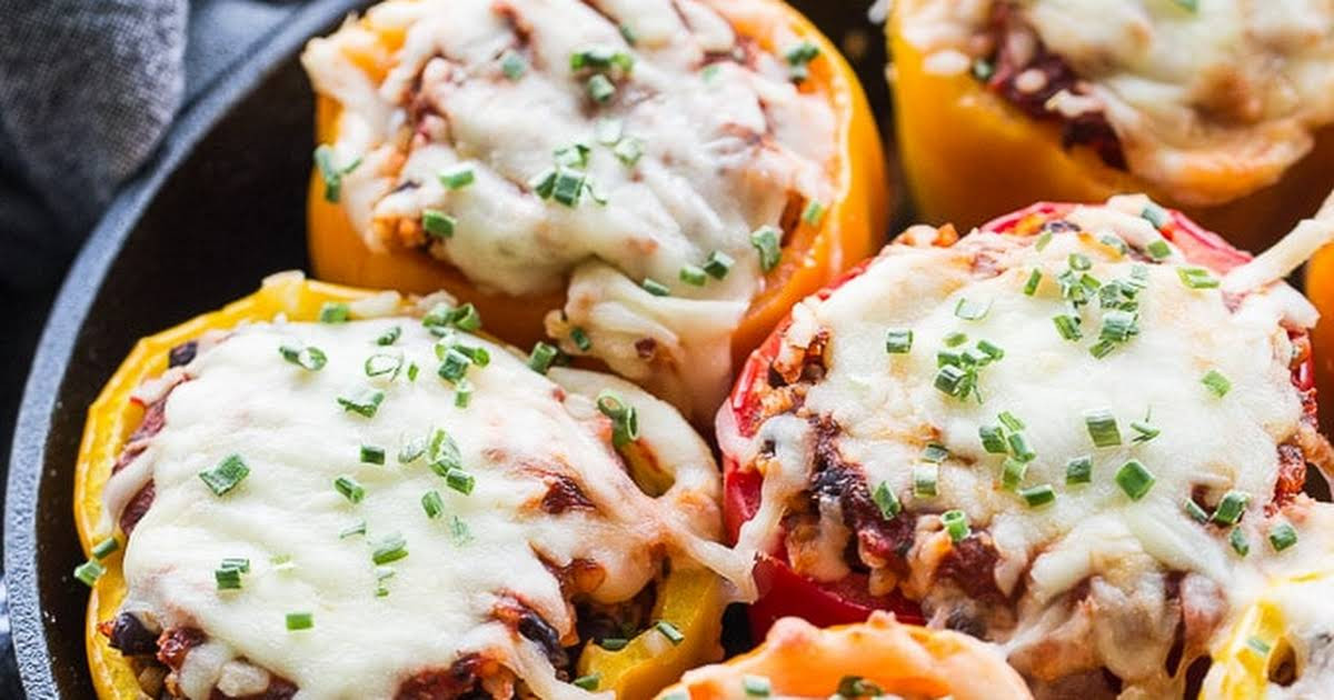 Low Calorie Stuffed Bell Peppers
 10 Best Ve arian Stuffed Peppers Low Calorie Recipes