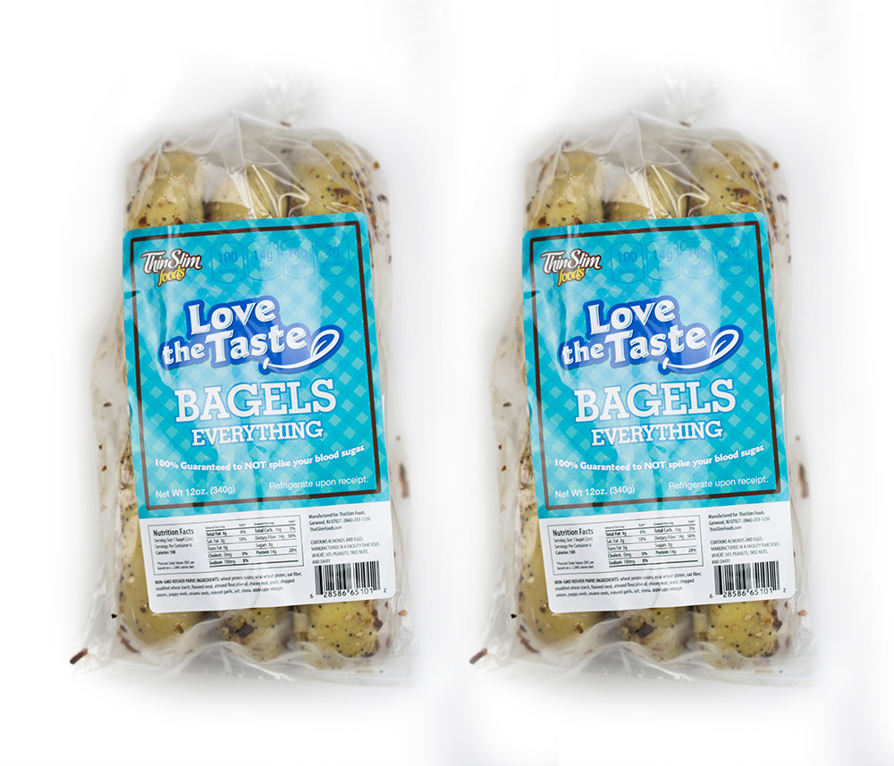 Low Carb Bagels Walmart
 ThinSlim Foods Love the Taste Low Carb Bagels Everything