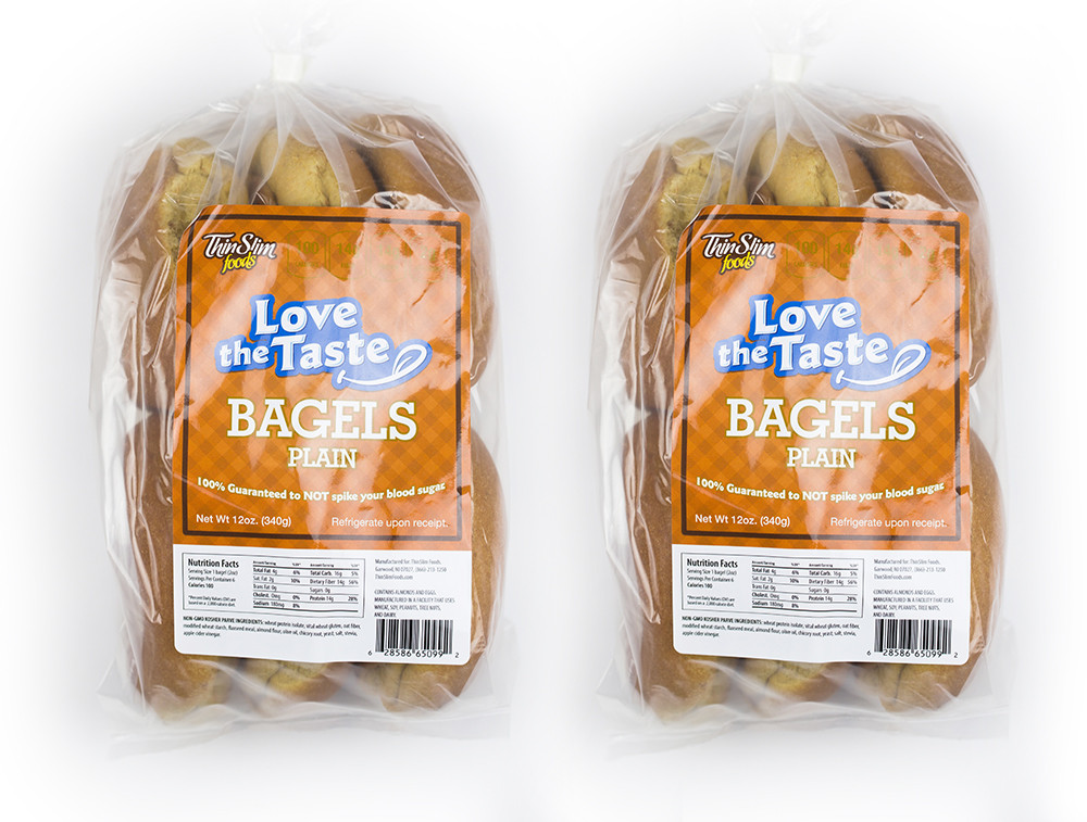 Low Carb Bagels Walmart
 ThinSlim Foods Love the Taste Low Carb Bagels Plain 2pack