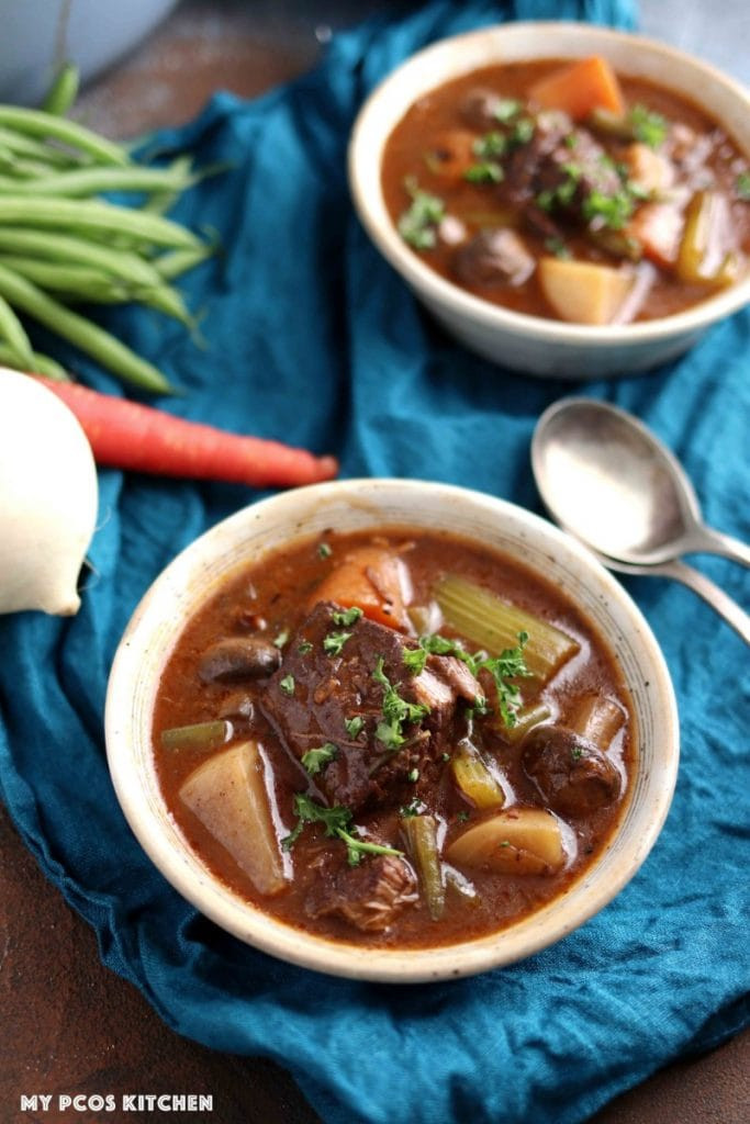 Low Carb Beef Stew Slow Cooker
 Gluten Free Low Carb Beef Stew in a Dutch Oven or Slow Cooker