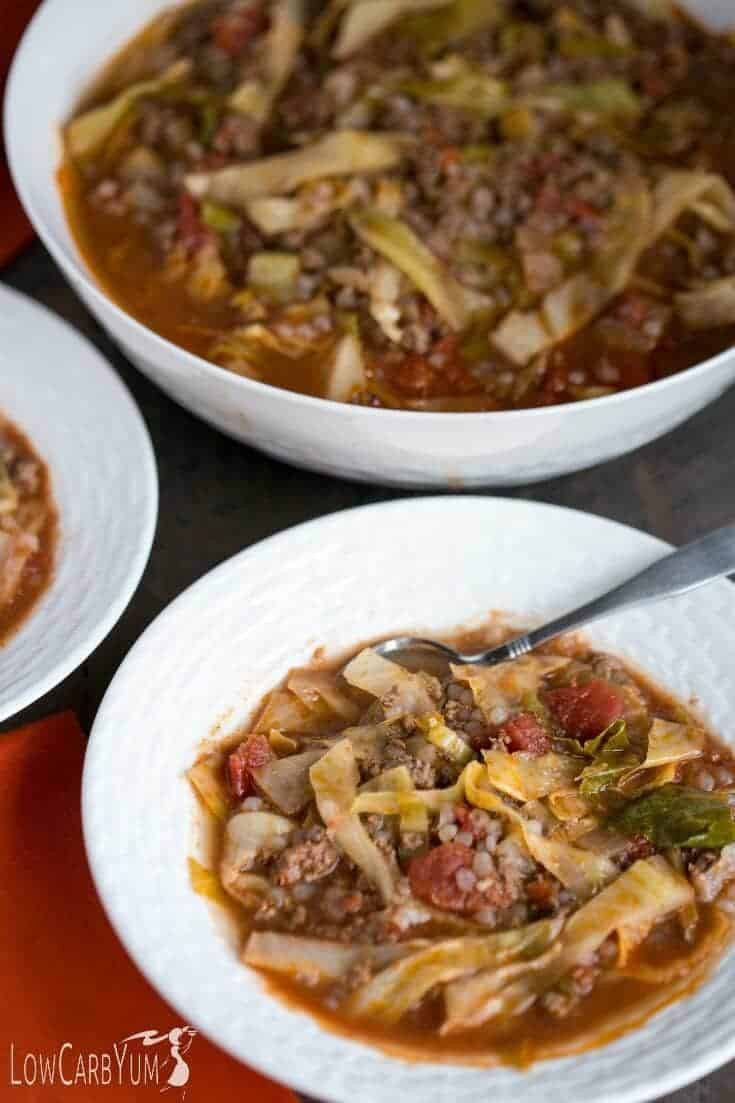 Low Carb Cabbage Soup
 low carb unstuffed cabbage soup recipe port
