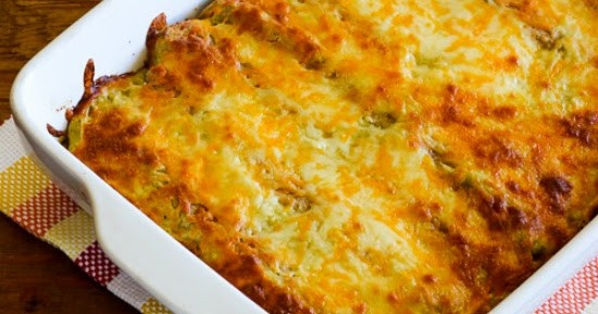 Low Carb Chicken Enchilada Casserole
 Kalyn s Kitchen Low Carb Green Chile Chicken Enchilada