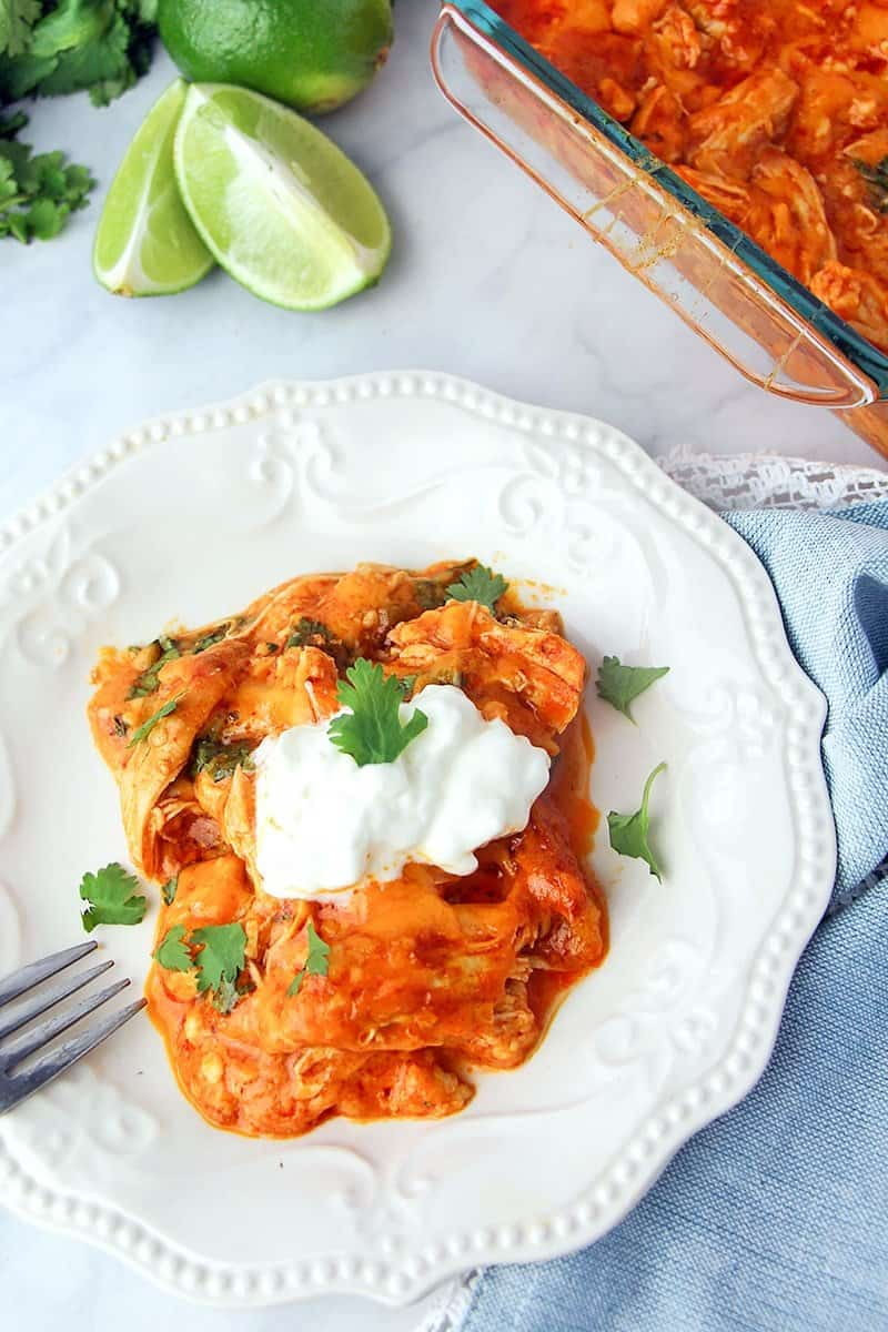 Low Carb Chicken Enchilada Casserole
 Low Carb Chicken Enchilada Casserole 730 Sage Street