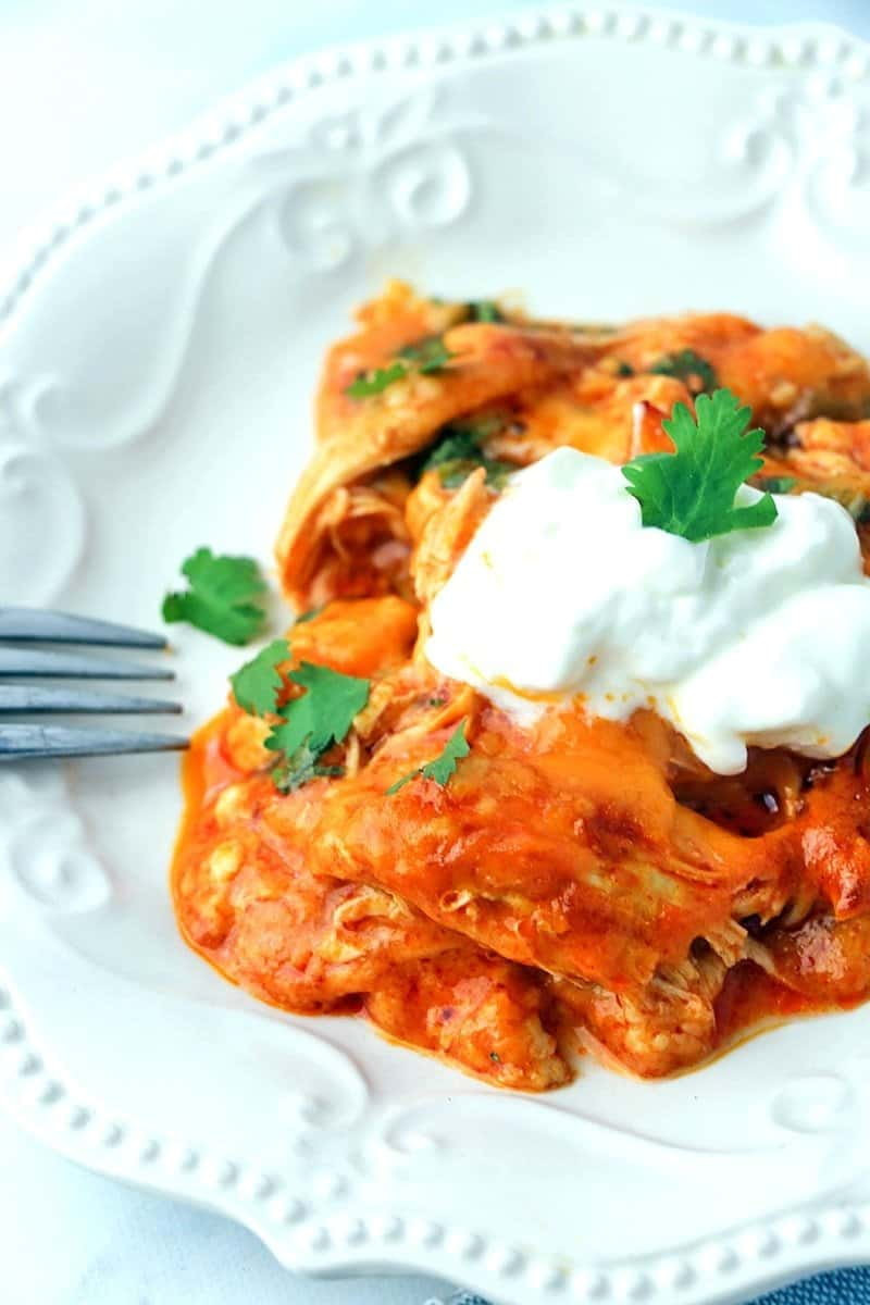 Low Carb Chicken Enchilada Casserole
 Low Carb Chicken Enchilada Casserole 730 Sage Street