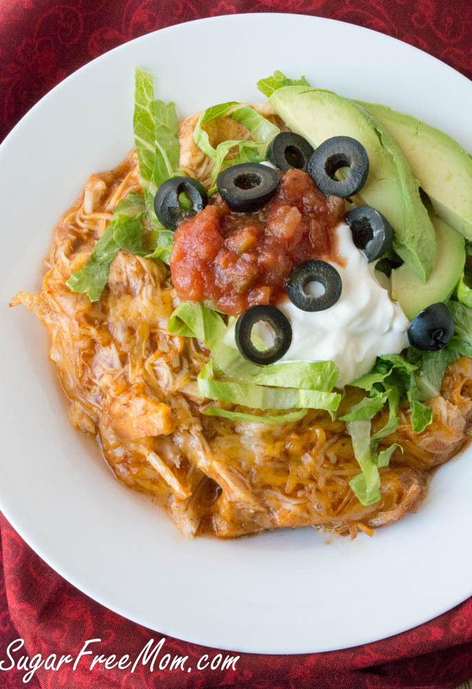 Low Carb Chicken Enchilada Casserole
 Chicken Enchilada Cauliflower Casserole Low Carb and