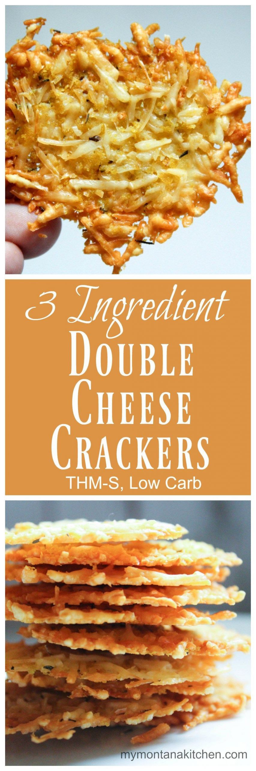 Low Carb Crackers To Buy
 3 Ingre nt Double Cheese Crackers THM S Low Carb 1 5