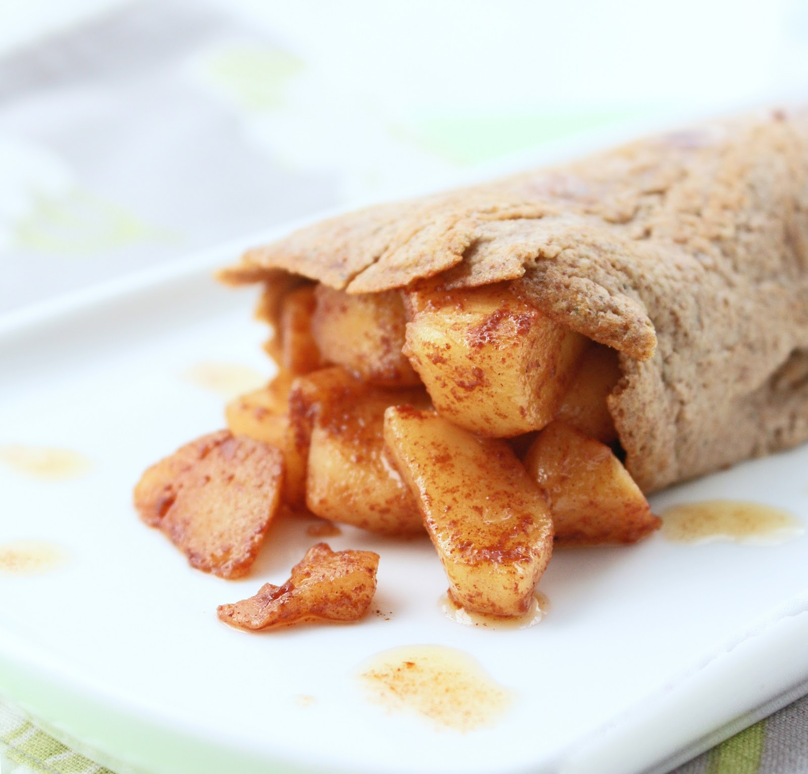 Low Carb Crepes
 Low Carb Crepes w Warm Apple pote Gluten Free