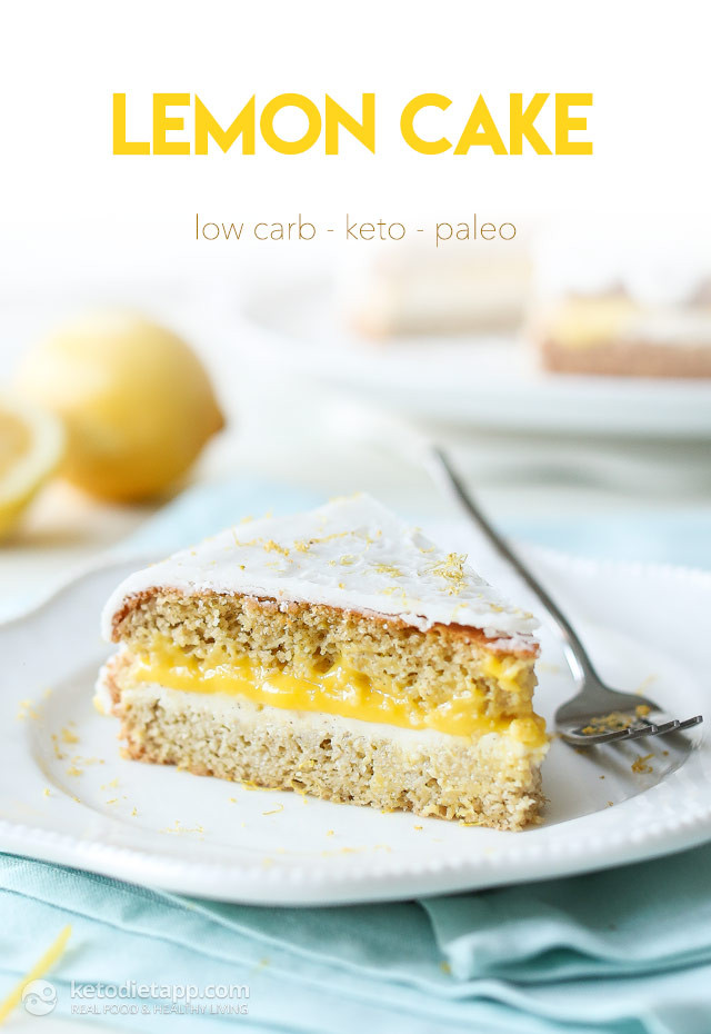 Low Carb Lemon Cake
 Zesty Low Carb Lemon Cake