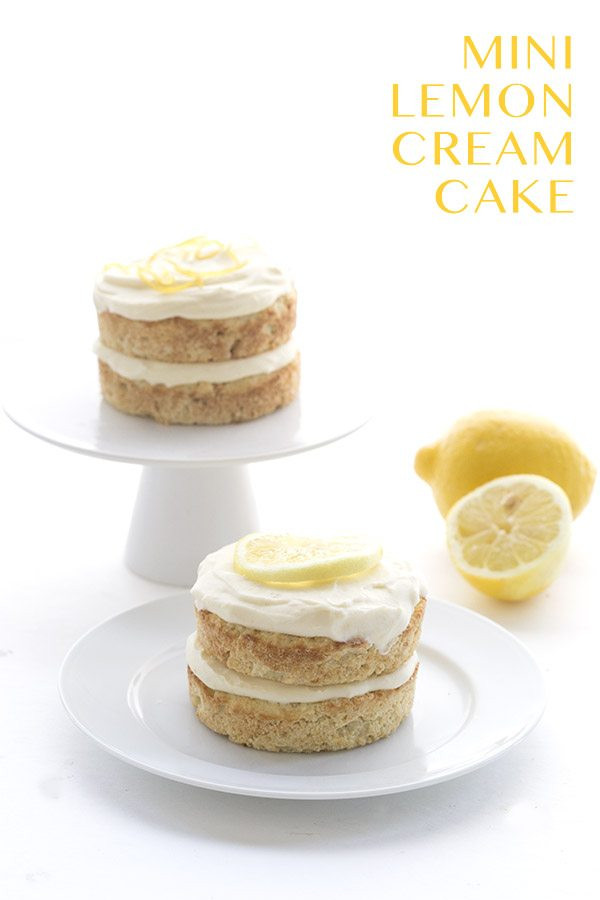 Low Carb Lemon Cake
 Low Carb Mini Lemon Cream Cake Recipe