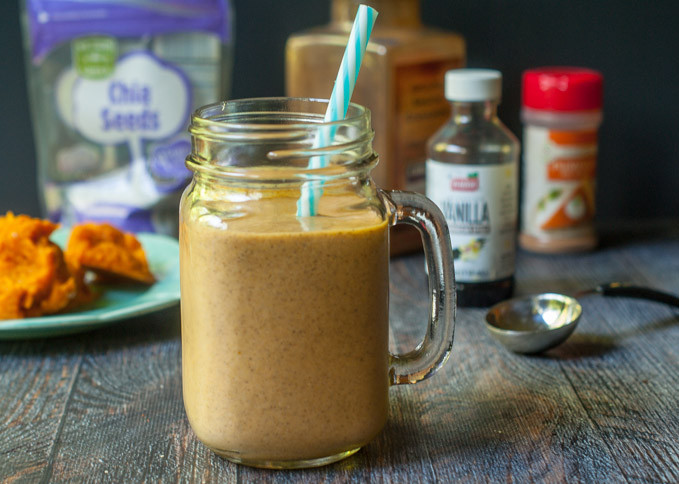 Low Carb Low Calorie Smoothies
 Pumpkin Protein Smoothie for a low carb high protein