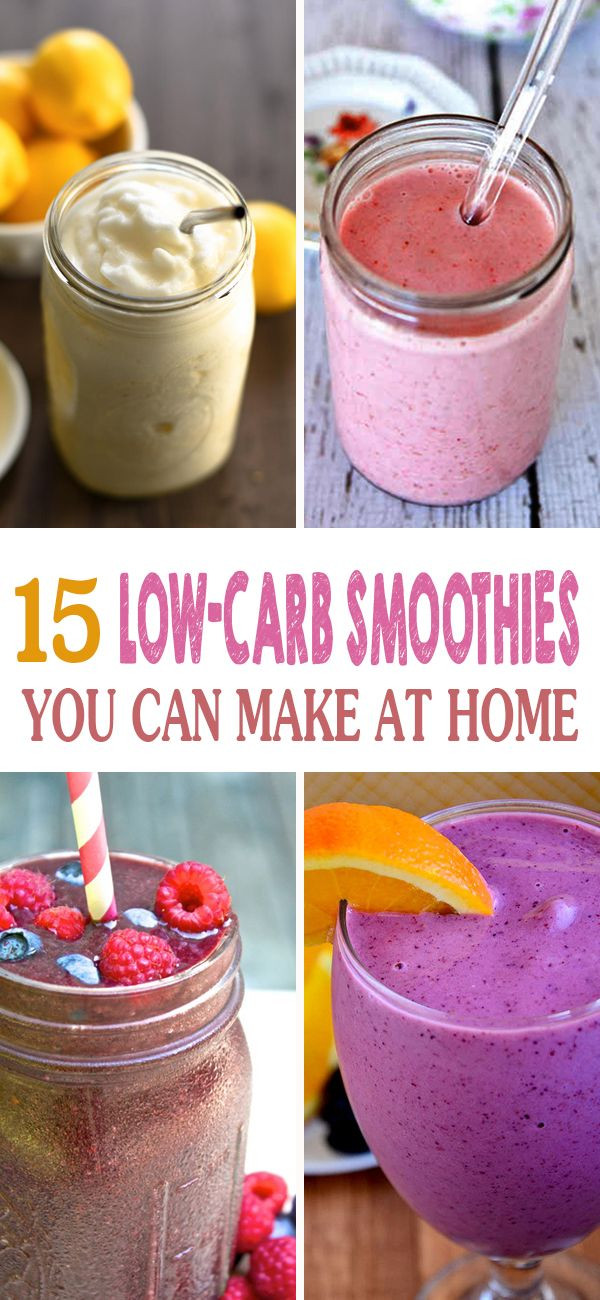Low Carb Smoothies For Diabetics
 Low Carb Smoothies You Can Make at Home