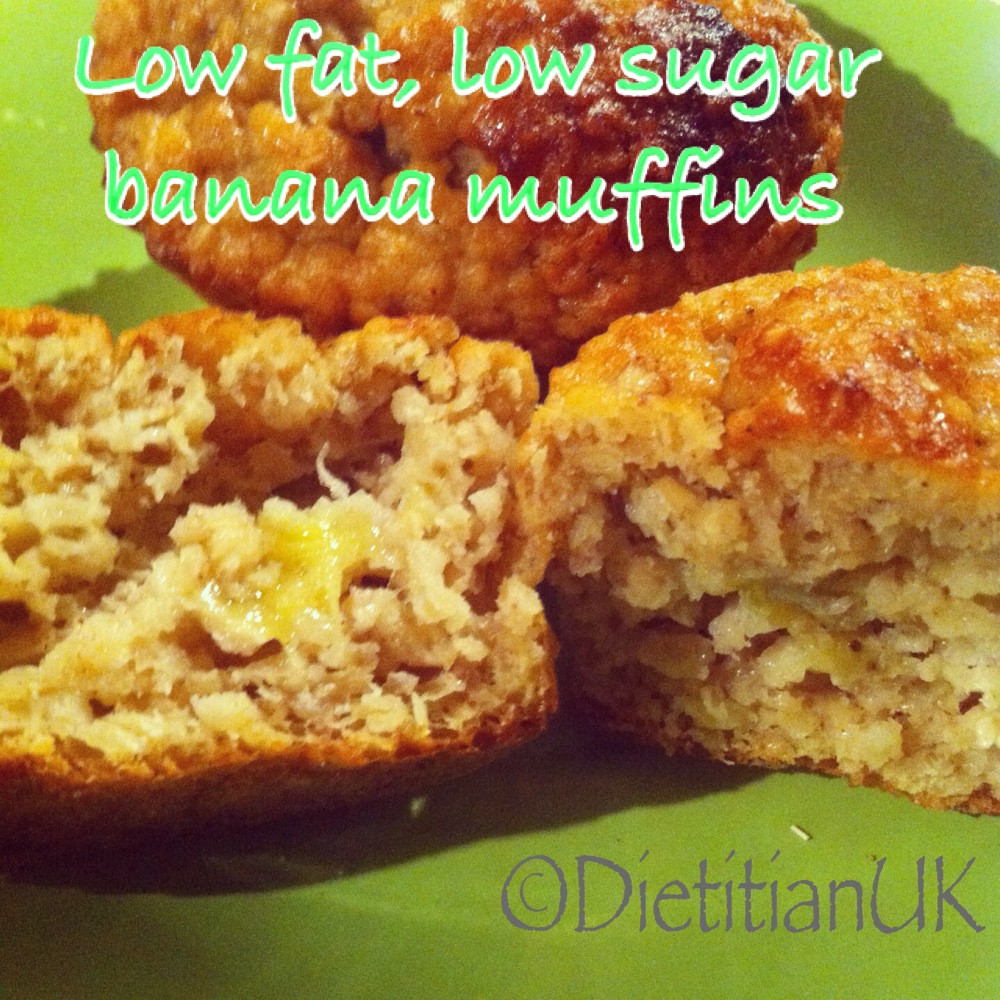 Low Cholesterol Low Sugar Recipes
 Dietitian UK Low fat low sugar banana muffins