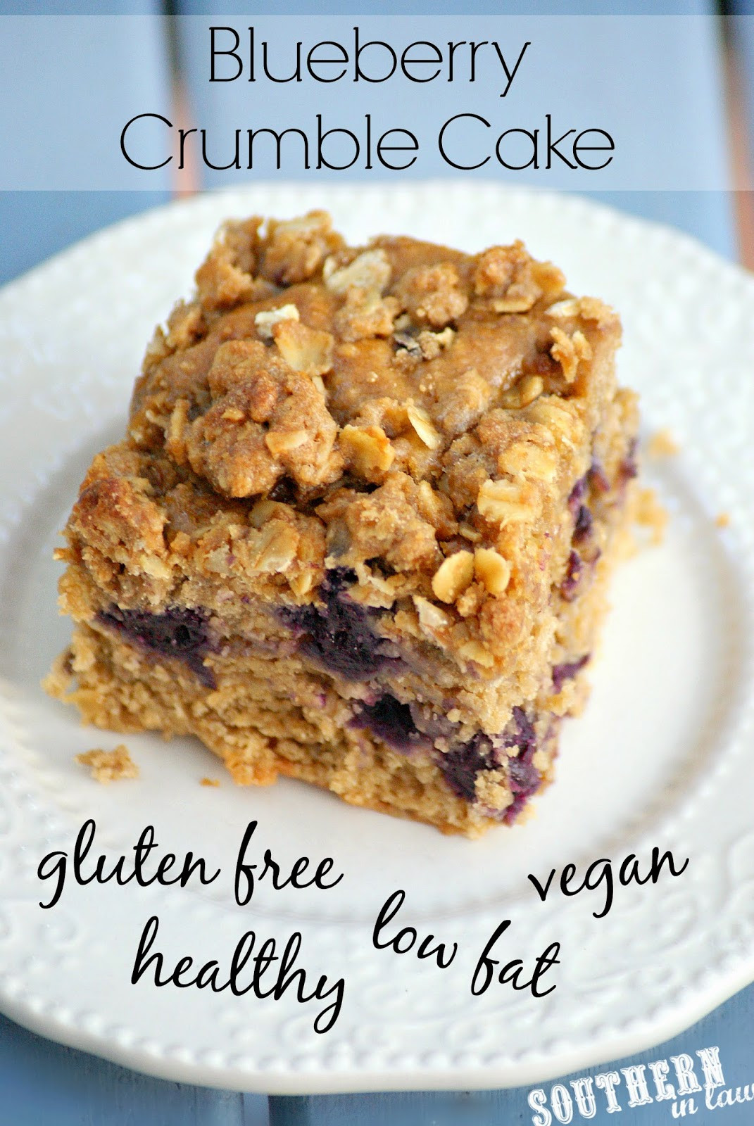 Low Cholesterol Low Sugar Recipes
 Southern In Law Recipe Healthy Blueberry Crumble Cake