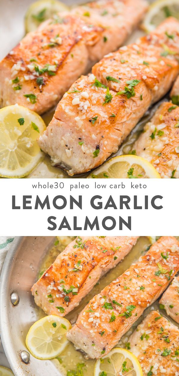 Low Cholesterol Salmon Recipes
 Lemon Garlic Salmon Whole30 Paleo Low Carb Keto