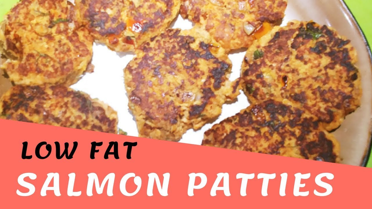 Low Cholesterol Salmon Recipes
 Low Fat Salmon Patties Recipe Video 4SP How to Make