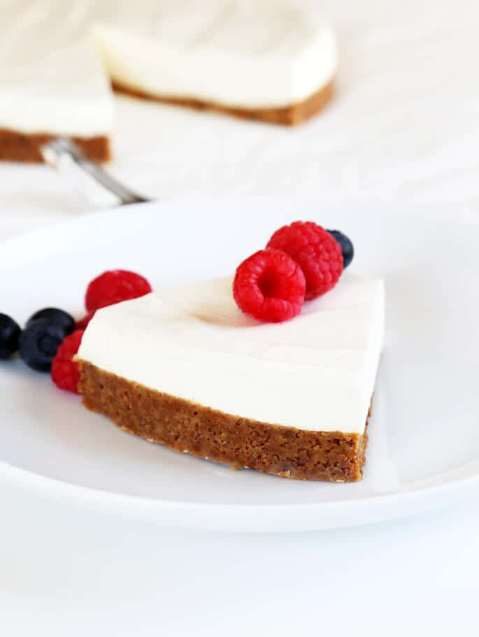 Low Fat Cheesecake Recipes
 Lighter No Bake Gluten Free Cheesecake ⋆ Great gluten free