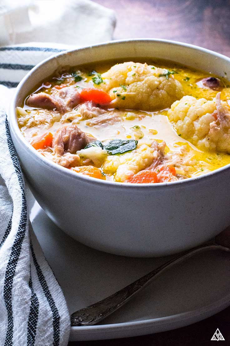 Low Fat Chicken And Dumplings
 Keto Chicken and Dumplings Suuuper Creamy Easy and Delish