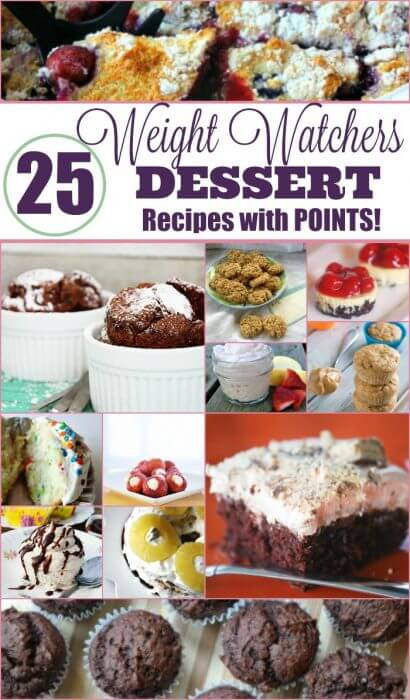 Low Fat Desserts Weight Watchers
 25 Weight Watchers Dessert Recipes with Points Plus Real