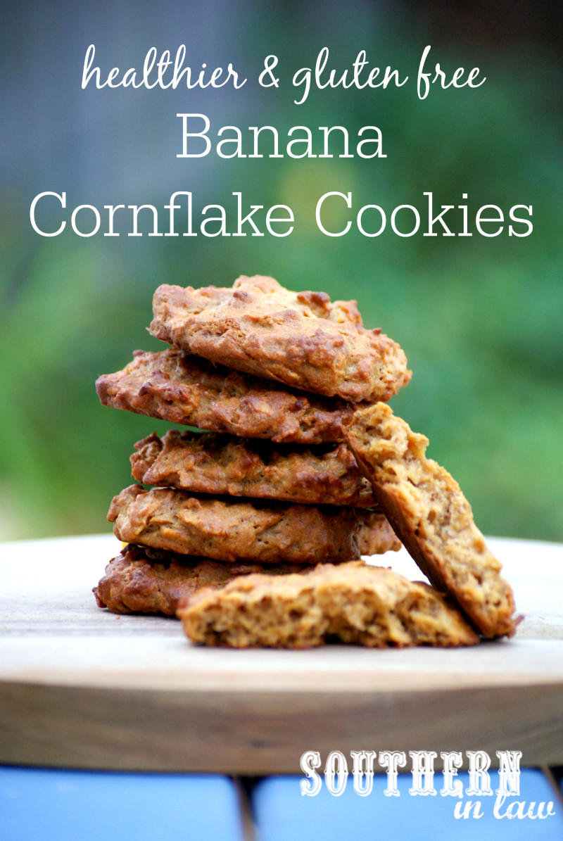 Low Fat Gluten Free Recipes
 Southern In Law Recipe Healthier Banana Cornflake Cookies