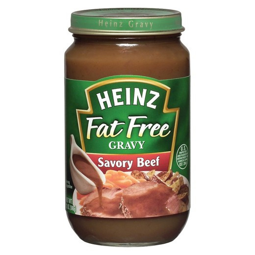 Low Fat Gravy
 Heinz Fat Free Gravy Savory Beef 12 oz Tar