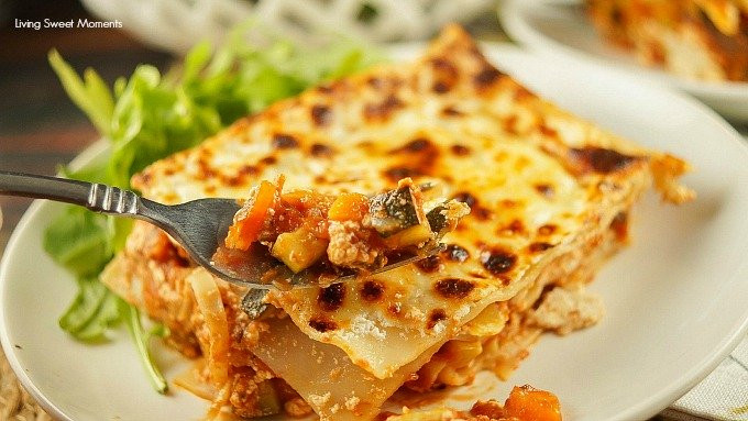 Low Fat Vegetarian Dinner Recipes
 Low Fat Ve arian Lasagna Recipe Living Sweet Moments