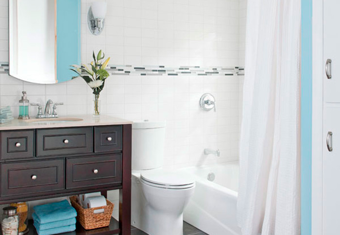 Lowes Bathroom Design
 Boost Storage in a Small Bathroom