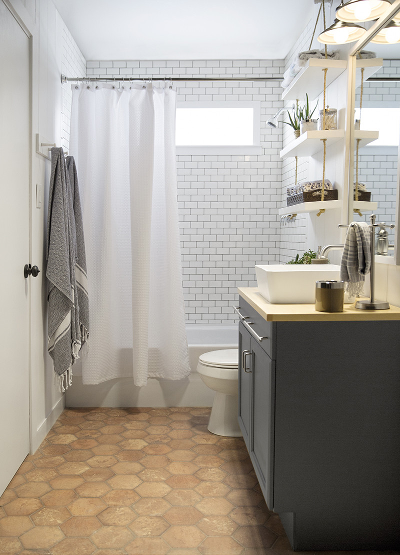 Lowes Bathroom Design
 a builder grade bathroom transformation with Lowe’s