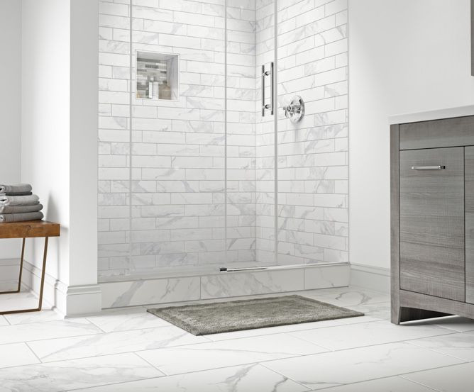 Lowes Bathroom Tile
 Shop Inspirational Tile Looks