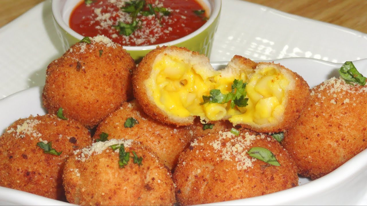 Macaroni And Cheese Balls Baked
 Fried Mac & Cheese Balls Pops or Baked & Eggless Video