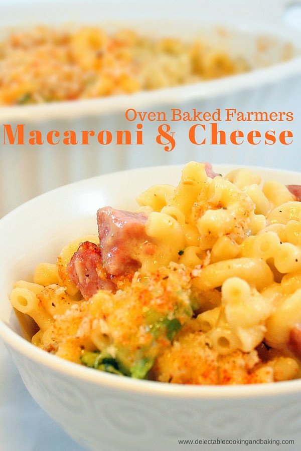 Macaroni And Cheese Oven Baked
 Oven Baked Macaroni and Cheese with Smoked Sausage and