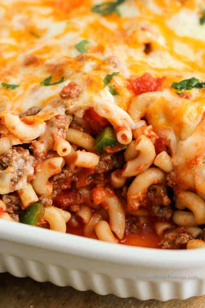 Macaroni And Ground Beef Casserole
 Cheesy Beef & Macaroni Casserole Spend With Pennies