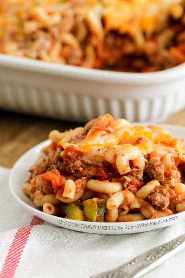 Macaroni And Ground Beef Casserole
 Cheesy Beef & Macaroni Casserole Spend With Pennies
