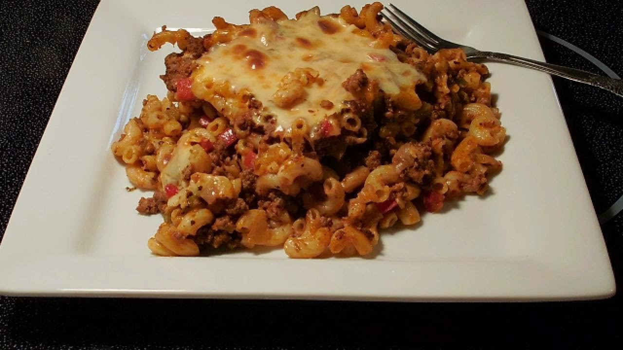 Macaroni And Ground Beef Casserole
 Ground Beef Macaroni and Cheese Casserole E180