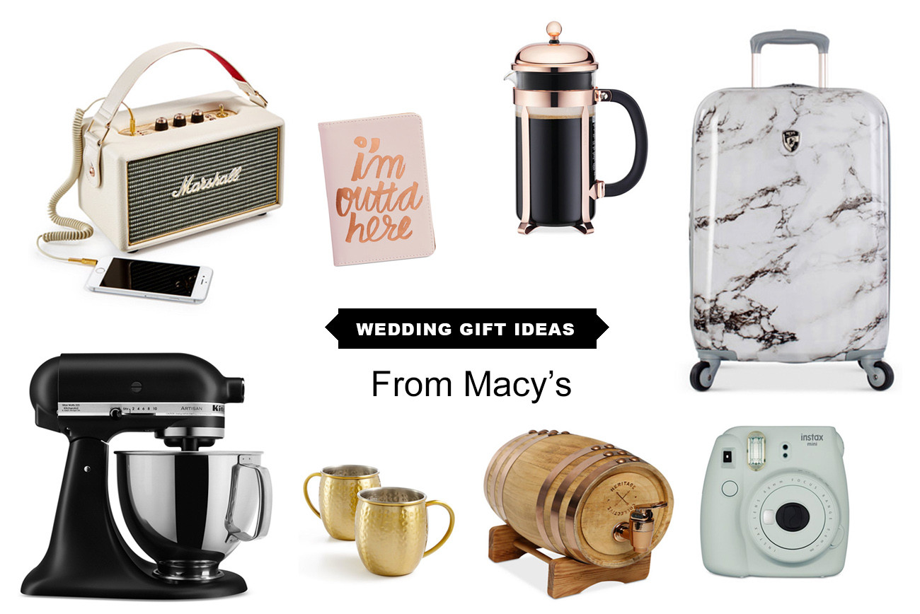 Macy Wedding Gift Ideas
 Gift Guide Finding the Right Wedding Present Macy s