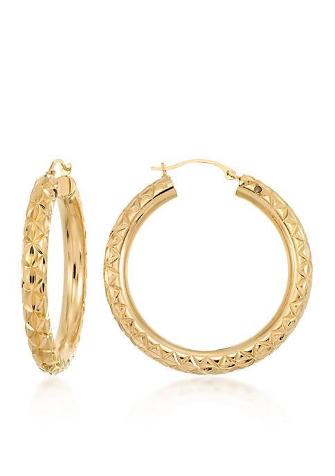 Macy's 14k Gold Earrings
 Modern Gold™ 14k Yellow Gold Hoop Earrings