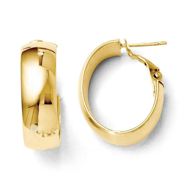 Macy's 14k Gold Earrings
 Shop Italian 14k Gold Polished Hoop Earrings Free