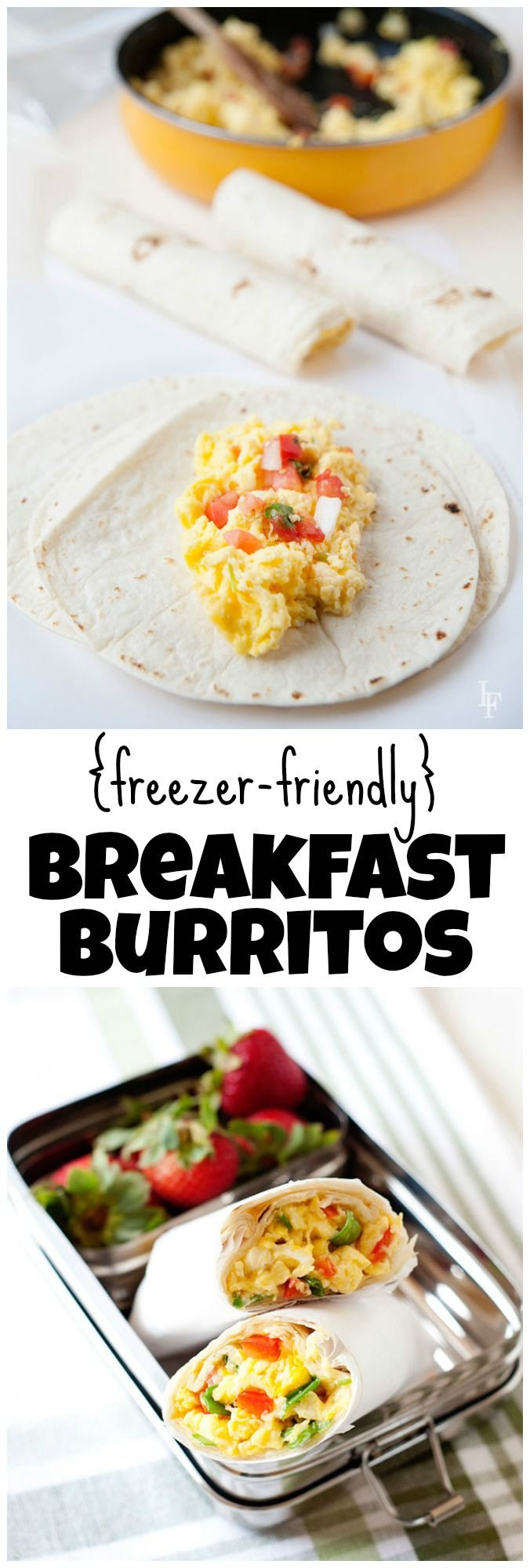 Make Ahead Breakfast Burrito Recipes
 Freezer Friendly Breakfast Burritos from LauraFuentes
