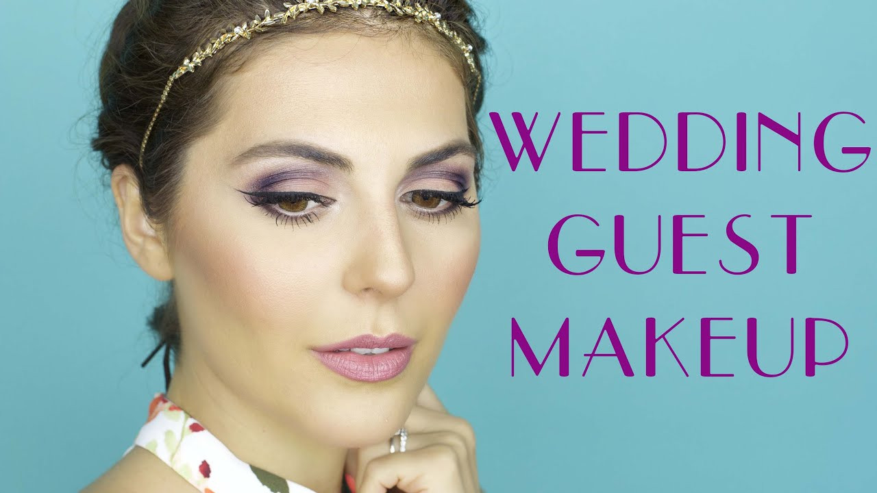 Makeup For Wedding Guest
 Bridesmaid Wedding Guest Plum Makeup Tutorial